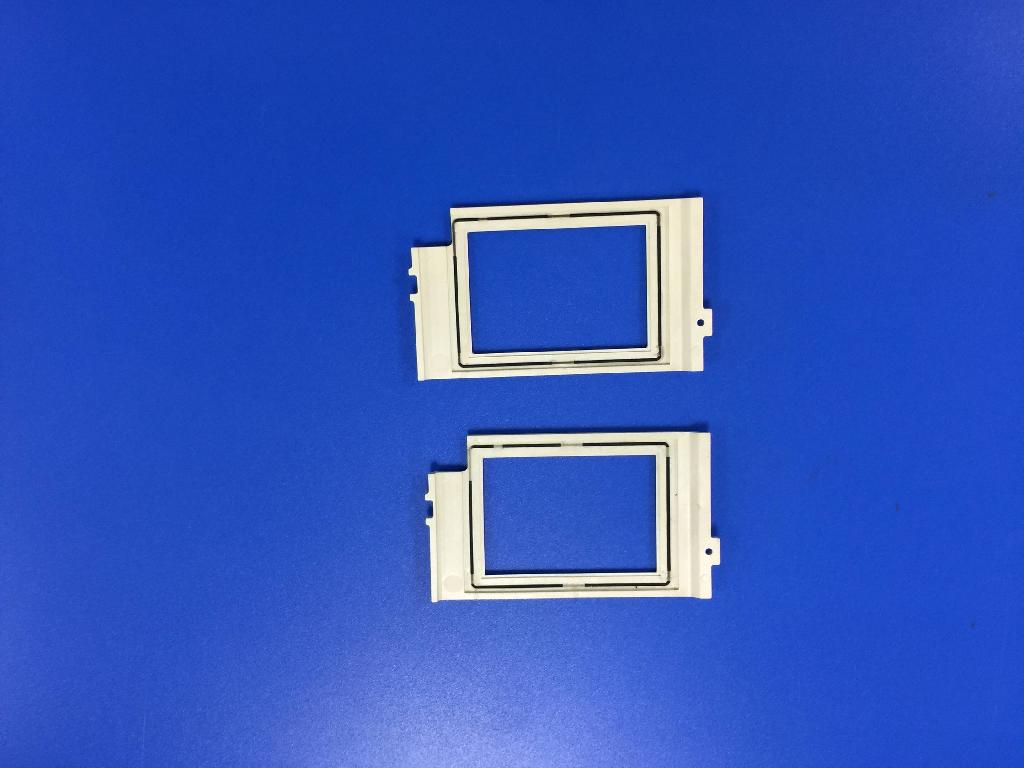 ダブルインジェクションによる二色成形ー防塵CCD